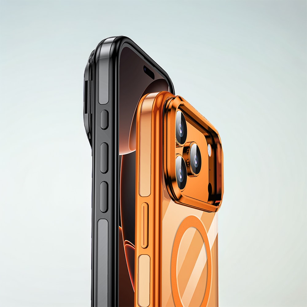 Apple iPhone 17 Pro Kılıf M-safe Şarj Özellikli Wlons Standlı Efsane Kapak