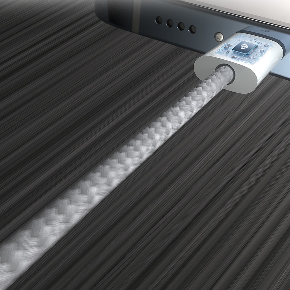 Lenyes LC526 Type-C to Type-C Akıllı Çip Koruma Özellikli Data ve Şarj Kablosu 60W 1.2M