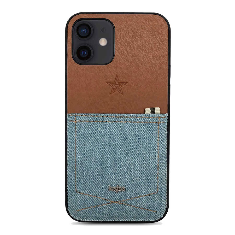 iPhone 12 Kılıf Kajsa Denim Kılıf