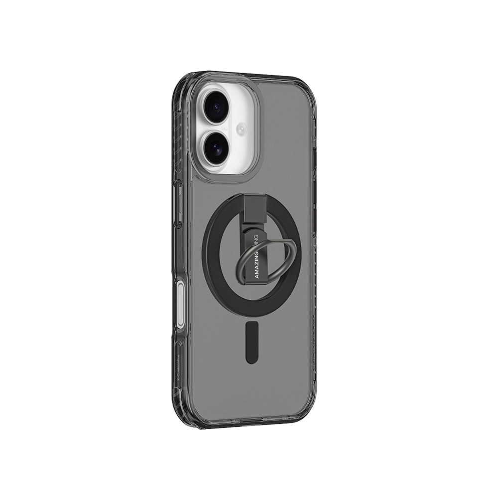 Apple iPhone 17 Kılıf M-safe Şarj Özellikli Yüzük Standlı Amazingthing Titan Pro Serisi Kapak