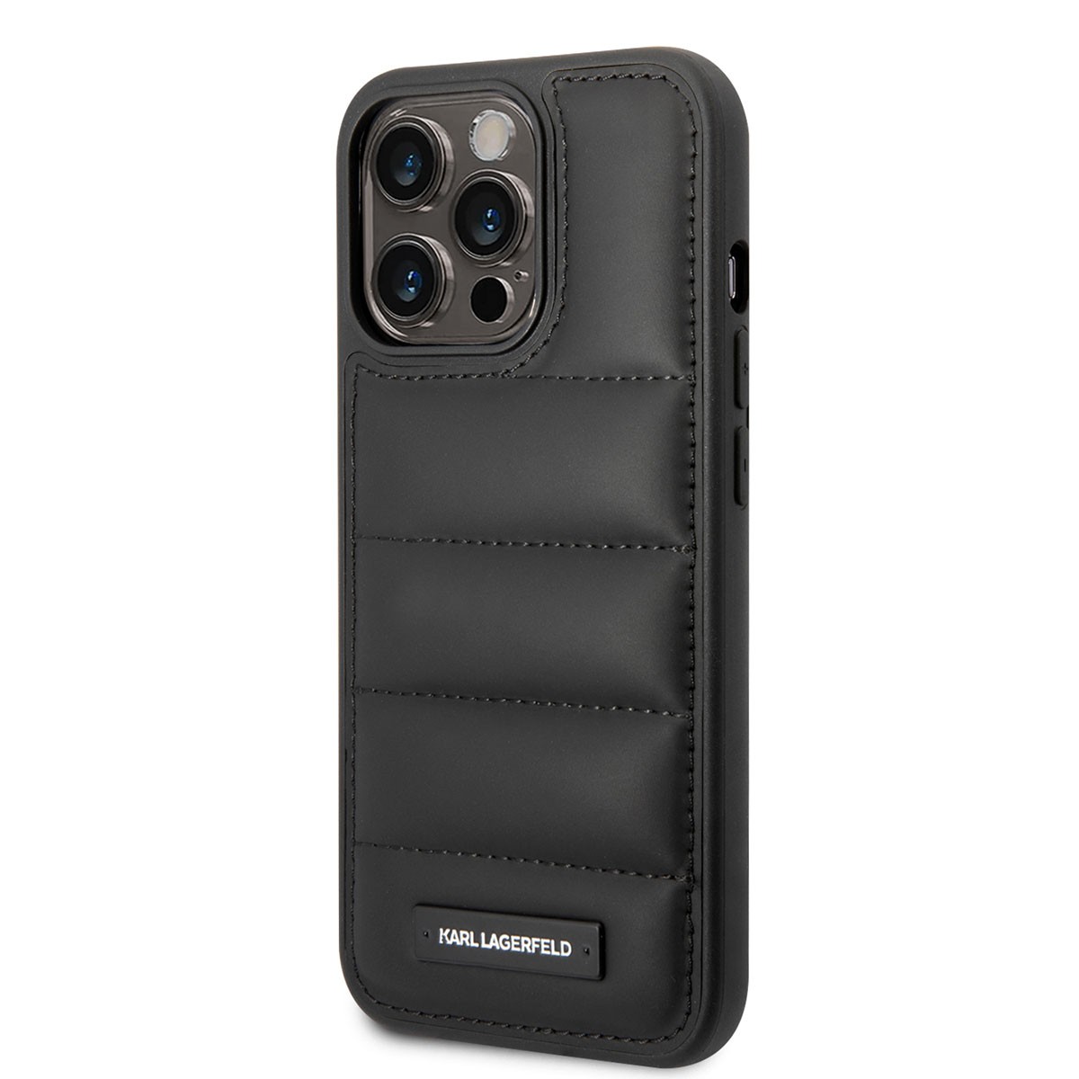 iPhone 14 Pro Max Kılıf Karl Lagerfeld Nylon Puffy Airbag Dizayn Kılıf