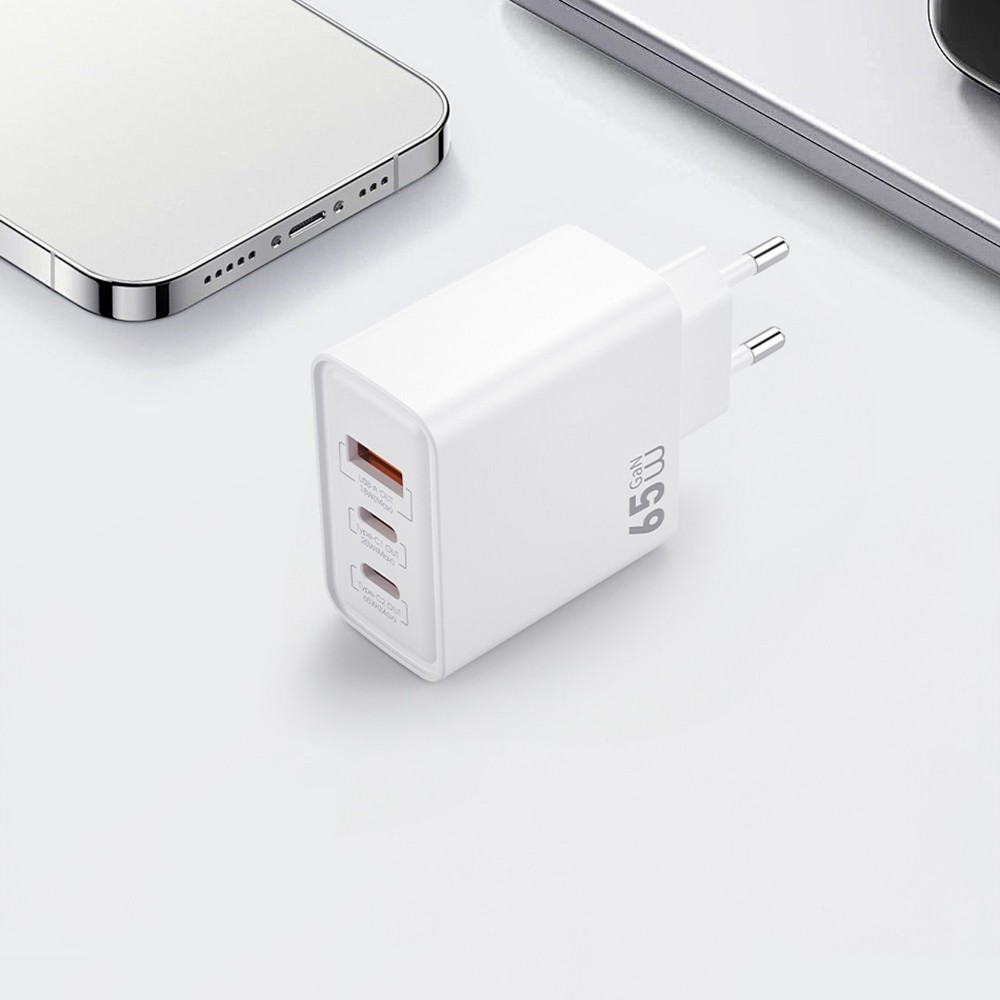 Wiwu Wi-G005 Essen Serisi GaN Tech PD Hızlı Şarj Özellikli Şarj Başlığı 65W