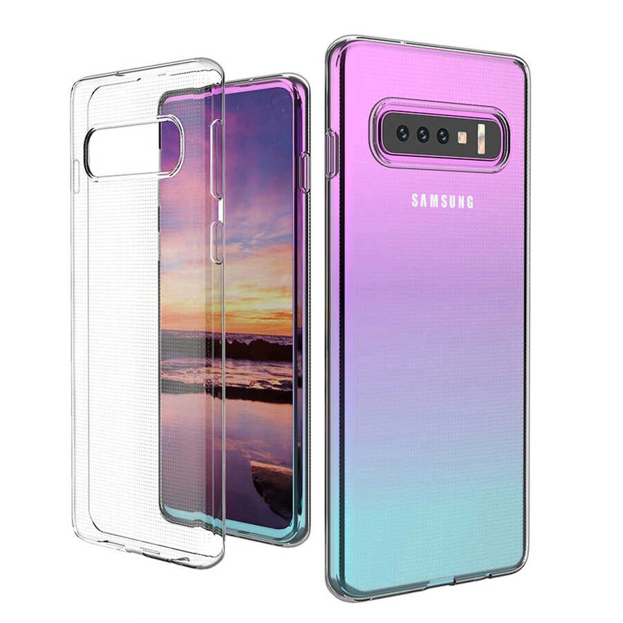 Galaxy S10 Plus Kılıf Zore Kamera Korumalı Süper Silikon Kılıf