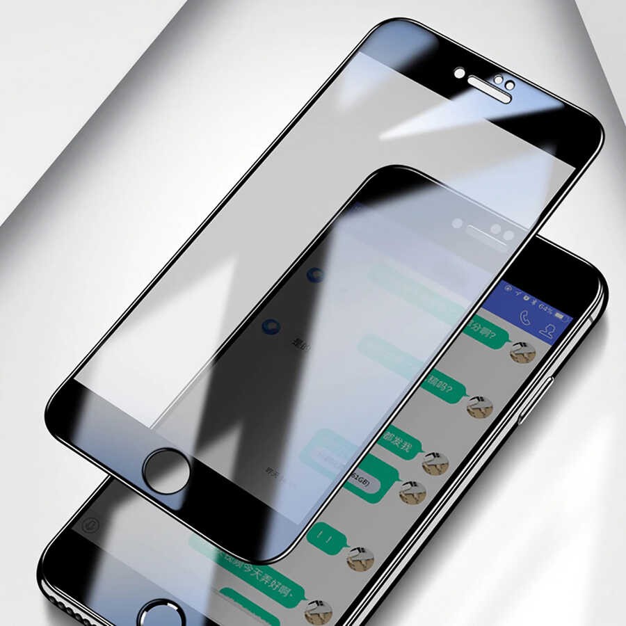 iPhone 8 Davin 5D Privacy Cam Ekran Koruyucu