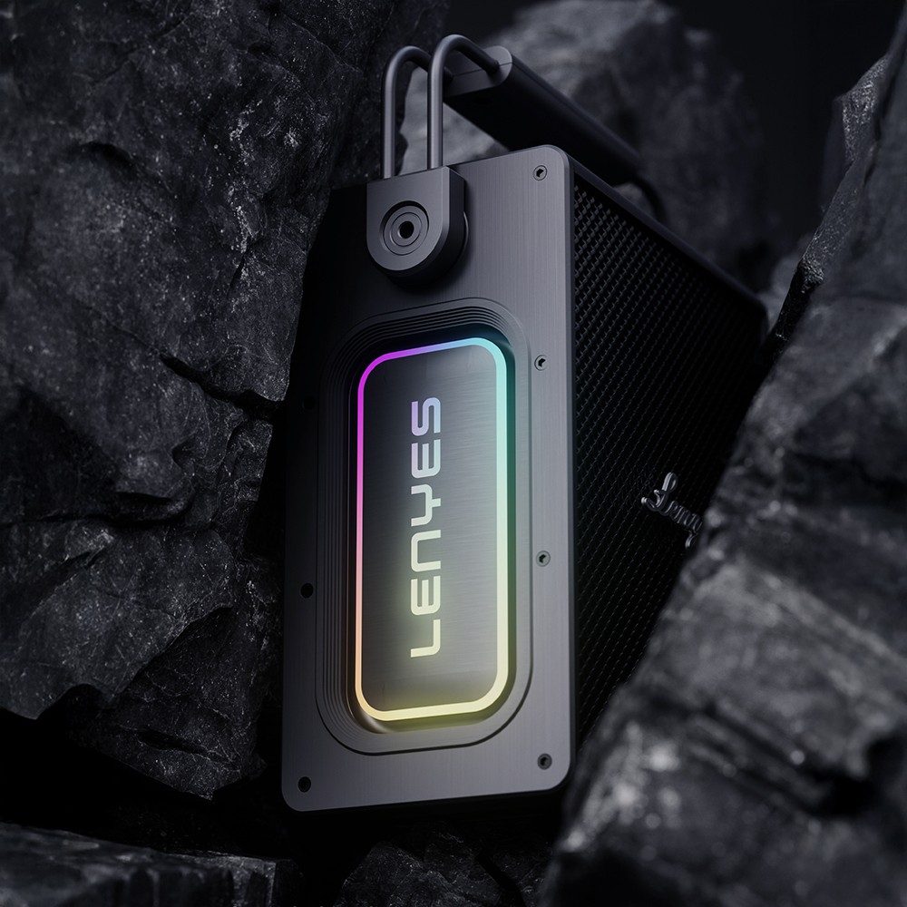 Lenyes Titan 1 Serisi RGB Işıklı Çift Mikrofonlu Bluetooth Speaker Hoparlör v5.3 5000mAh