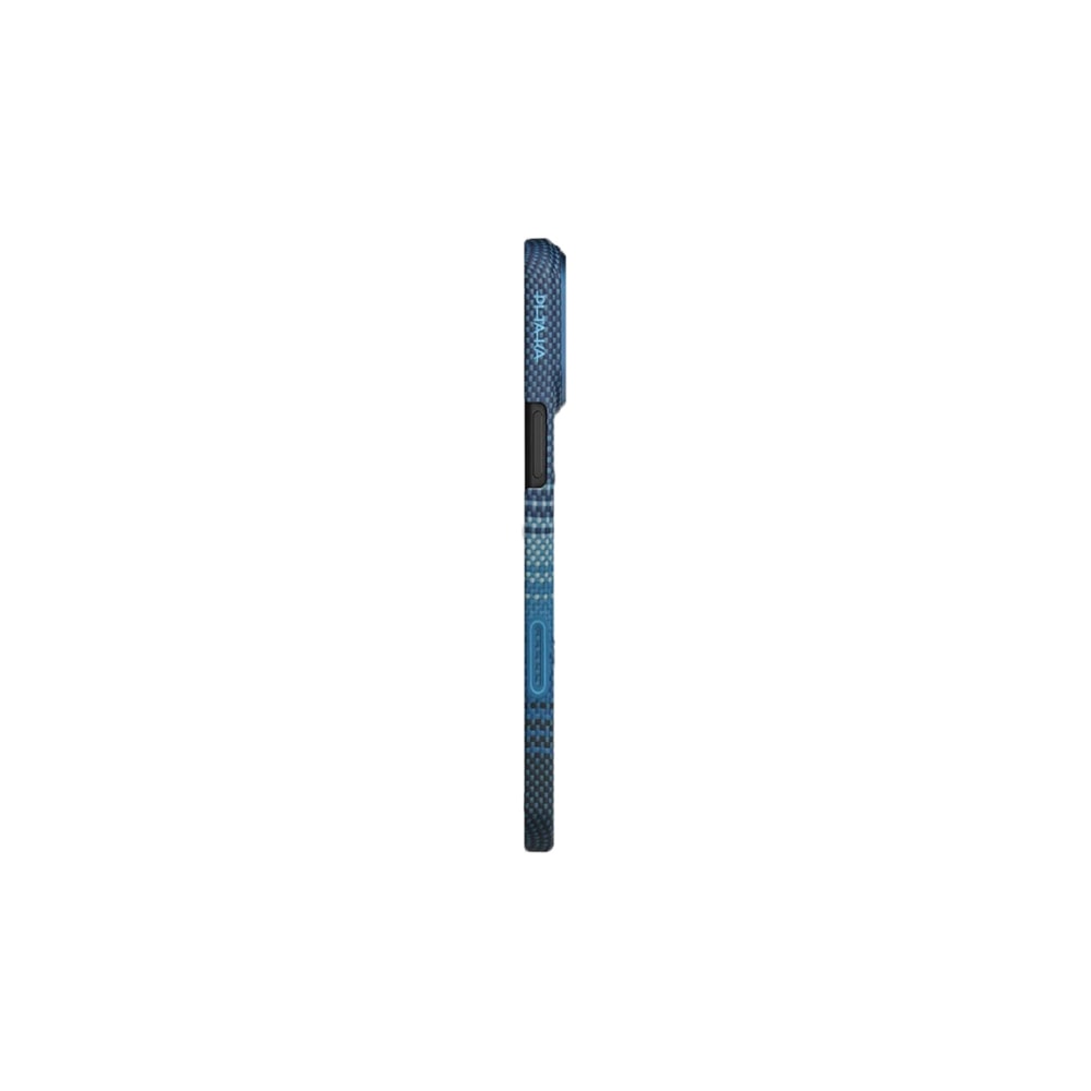 Apple iPhone 17 Kılıf M-safe Şarj Özellikli Aramid Fiber Pitaka Tactile Woven Sunset-Moonrise Serisi Sunset Kapak