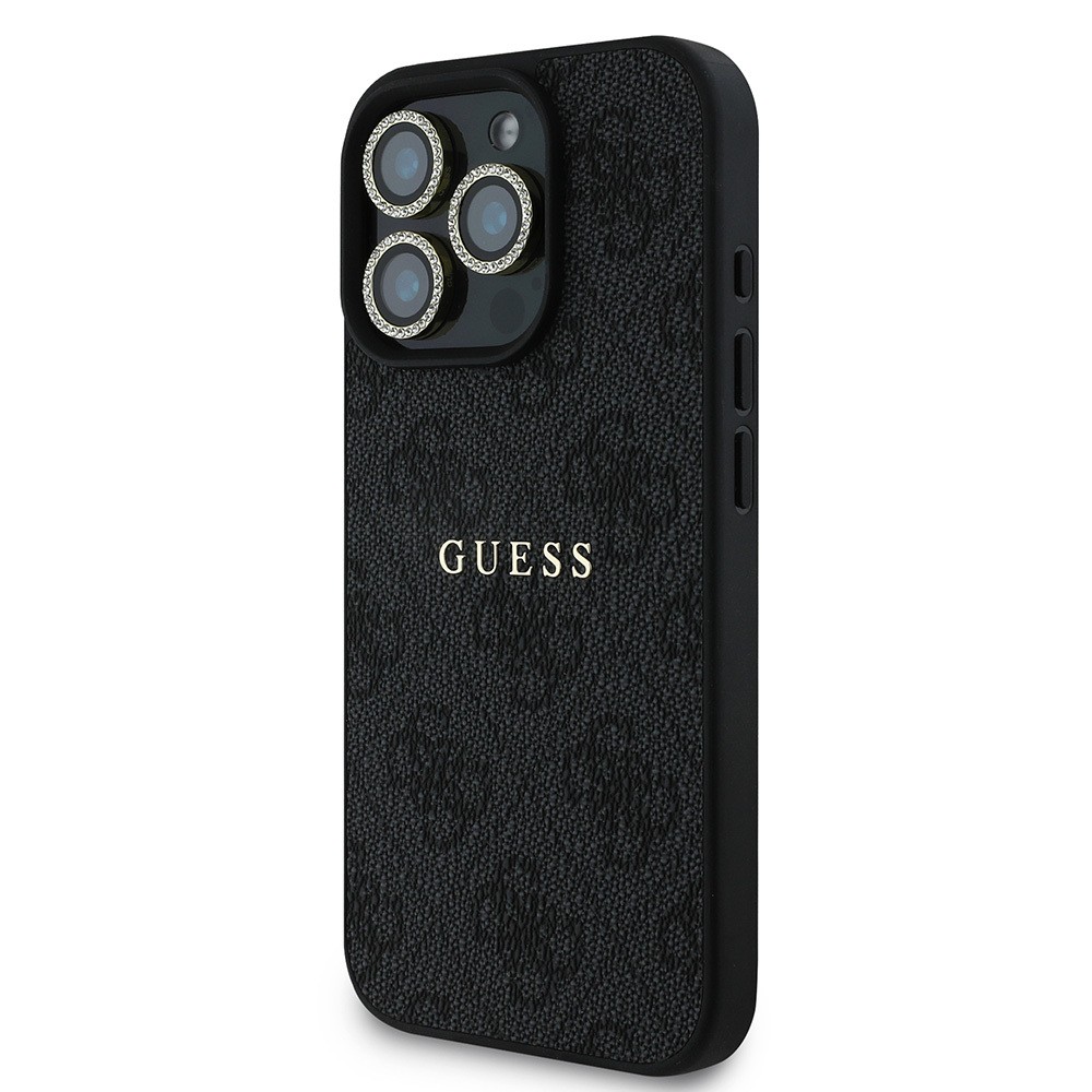 iPhone 16 Pro Guess Orjinal Lisanslı Kılıf + Ekran Koruyucu + Lens Koruyucu 3in1 Aksesuar Seti