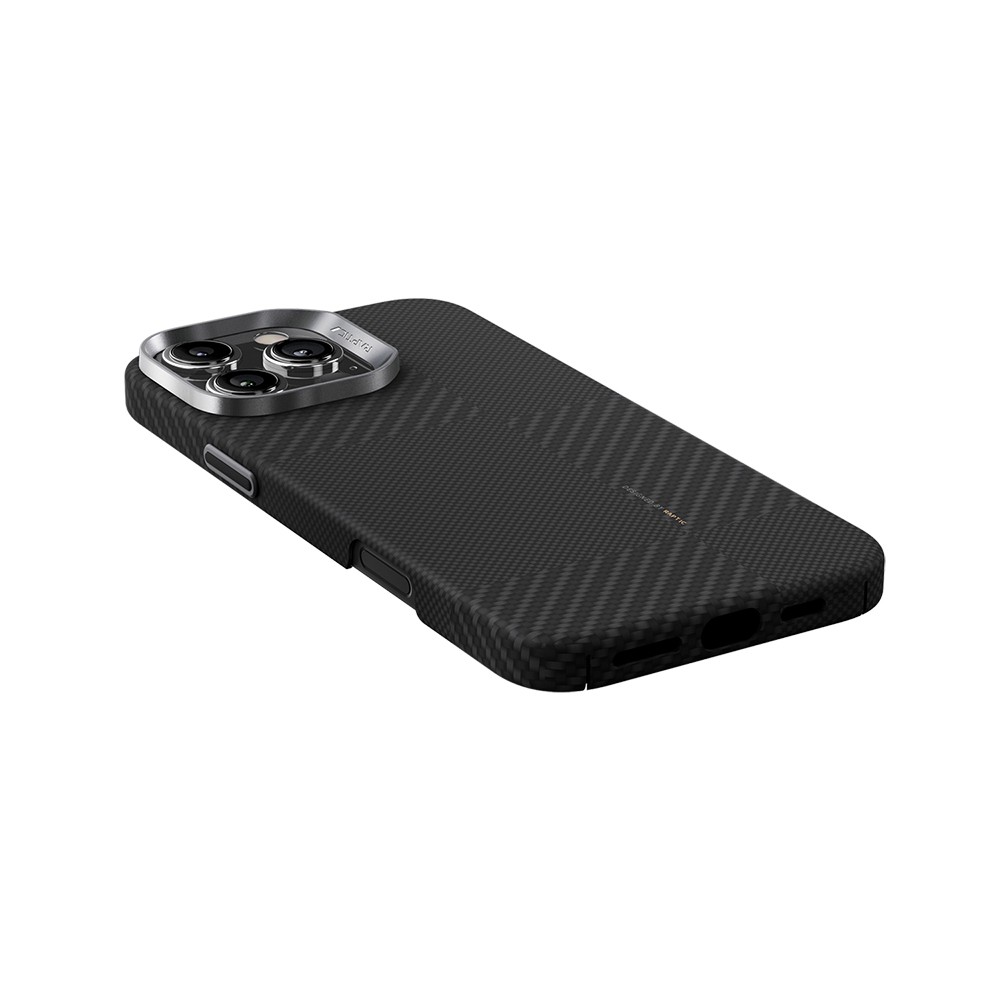 iPhone 16 Pro Max Kılıf Magsafe Şarj Özellikli 600D Metal Kamera Çerçeveli Raptic Aramid Fiber Croxx Mondrian Serisi Kılıf