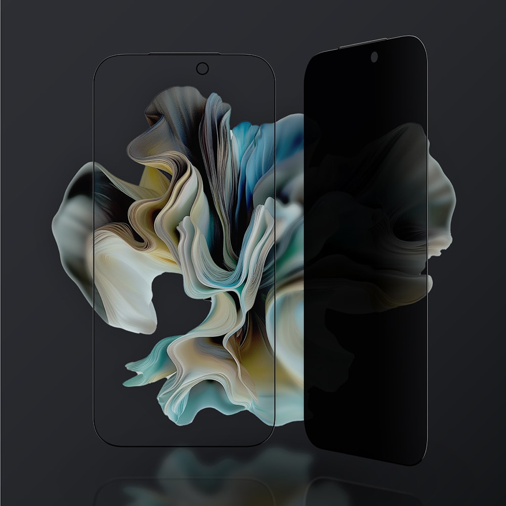 Apple iPhone 17 Amazingthing Titan Privacy Parmak İzi Bırakmayan Temperli Cam Ekran Koruyucu