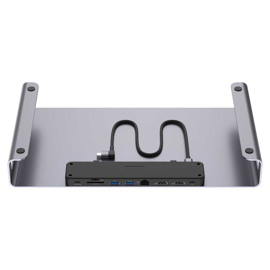 Go Des GD-9126 Hub Destekli Laptop Standı Docking Station Stand