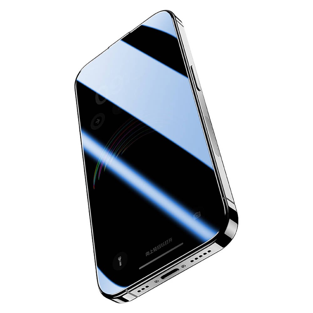 iPhone 16 Pro Max Hidrofobik Ve Oleofobik Özellikli Benks Privacy Air Shield 0.4mm Ekran Koruyucu 10'lu Paket