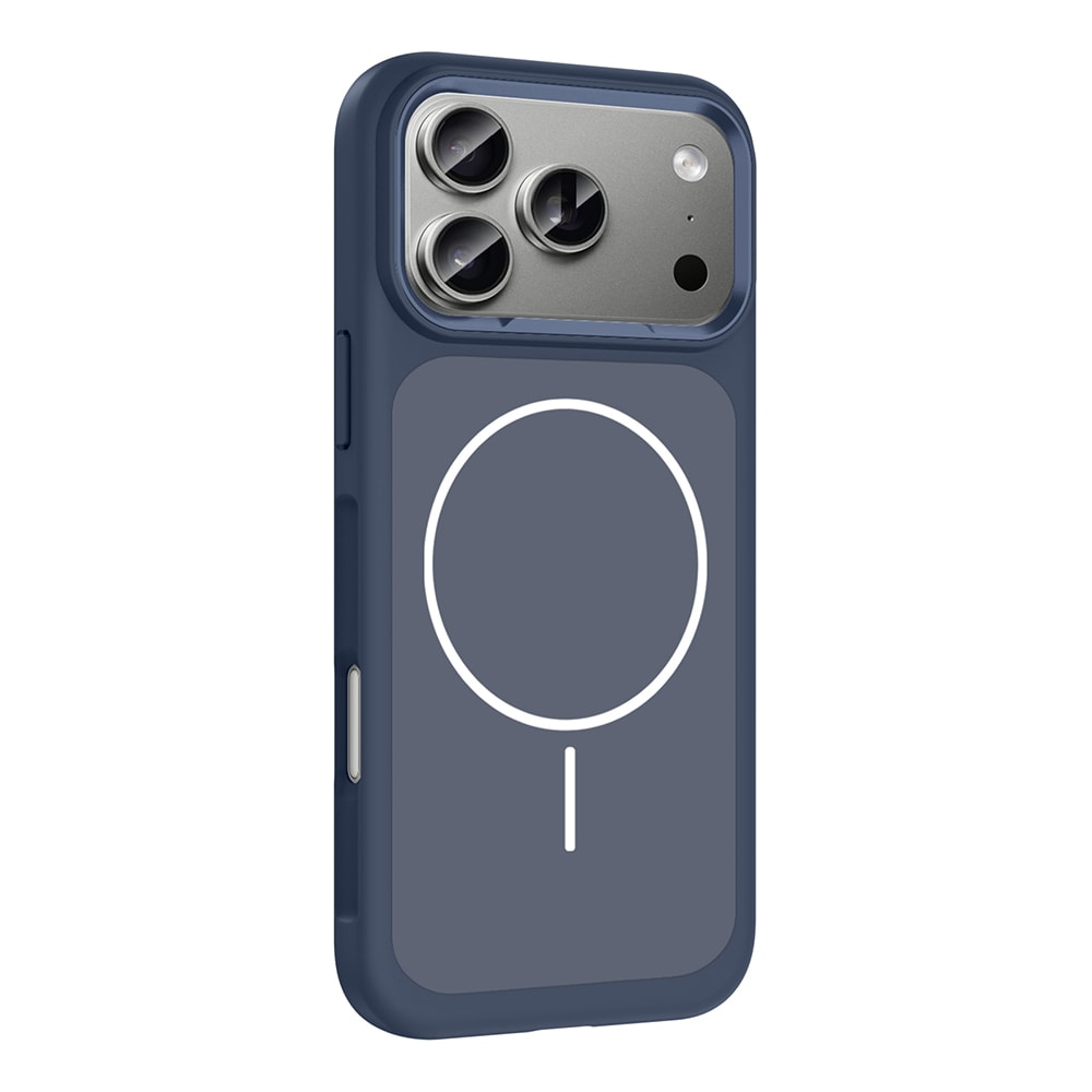 Apple iPhone 17 Pro Kılıf M-Safe Şarj Özellikli Metal Kamera Çerçeveli Zore Sanremo Silikon Kapak