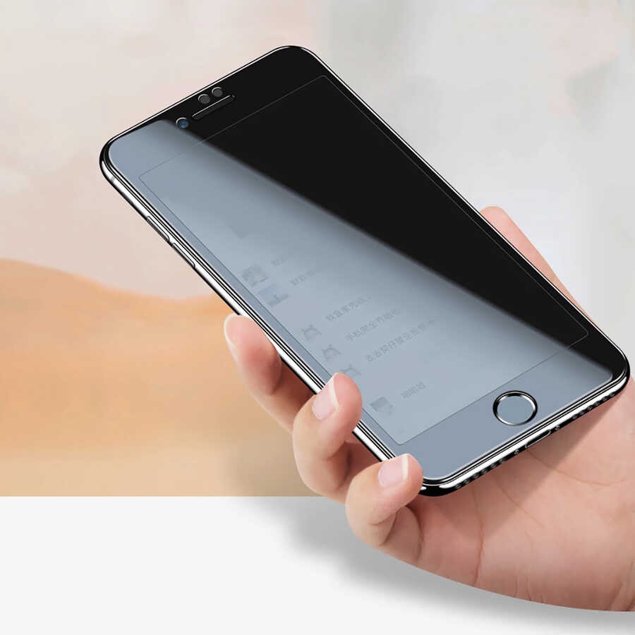 iPhone 8 Plus Davin 5D Privacy Cam Ekran Koruyucu