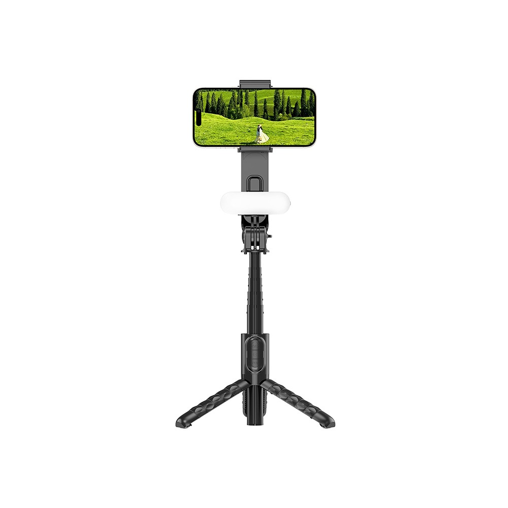 Wiwu Wi-SE013 Dolgu Işıklı Teleskopik Tripod ve Mini Selfie Çubuğu