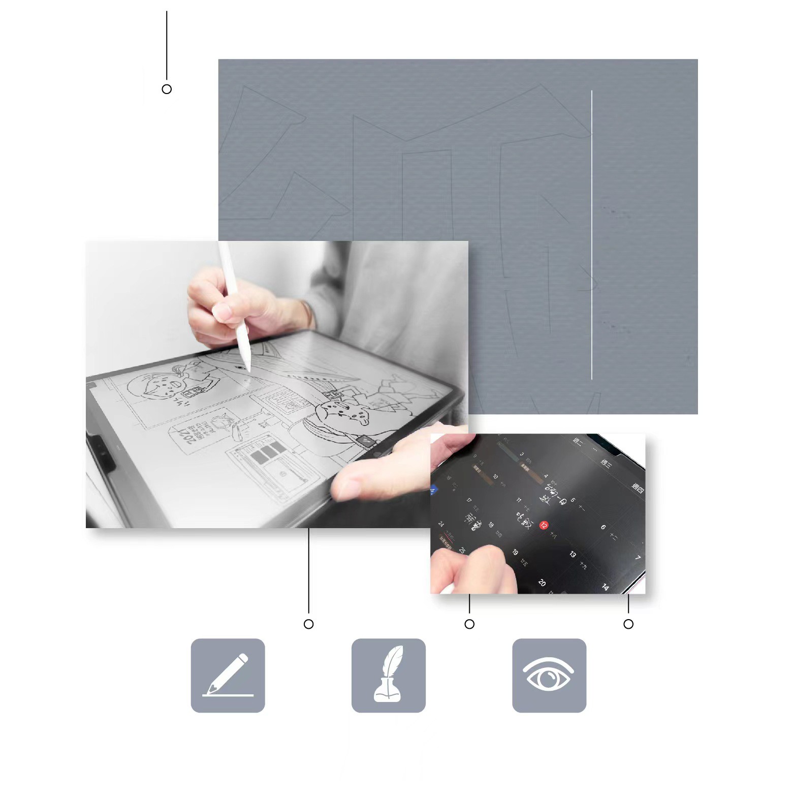 iPad 10.2 2021 (9.Nesil) Kağıt Hisli Mat Davin Paper Like Tablet Ekran Koruyucu