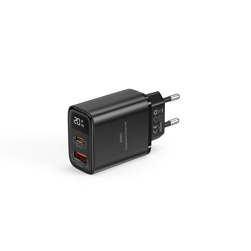 Wiwu Wi-G009 Firefly Serisi GaN Tech PD Hızlı Şarj Özellikli Şarj Başlığı 20W