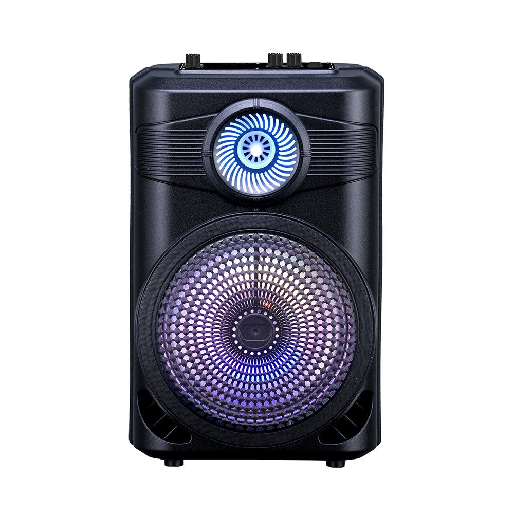 Zore GD-904 Dijital LED Göstergeli FM Radyolu Mikrofonlu RGB TWS 8 inç Stereo Bass Kablosuz Karaoke Hoparlör