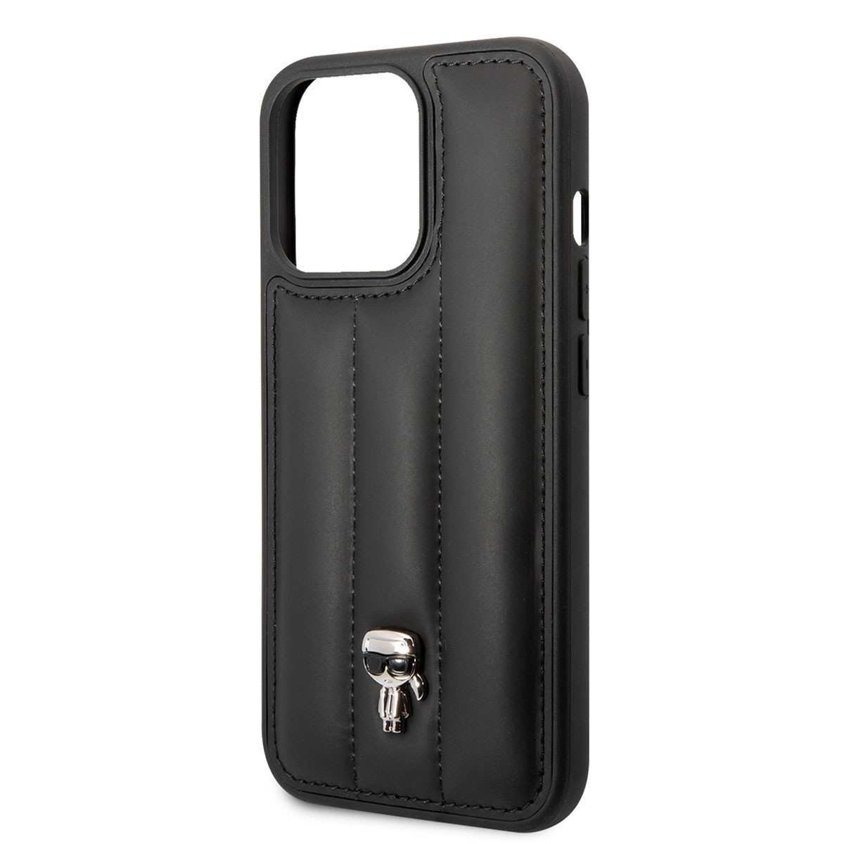 iPhone 14 Pro Max Kılıf Karl Lagerfeld Nylon Puffy Airbag Karl Dizayn Kılıf