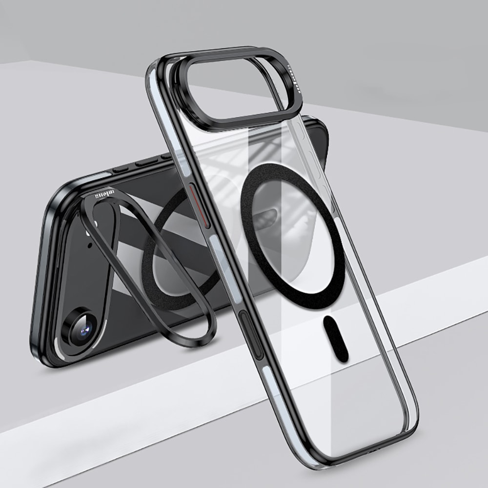 Apple iPhone 17 Air Kılıf M-safe Şarj Özellikli Wlons Standlı Efsane Kapak