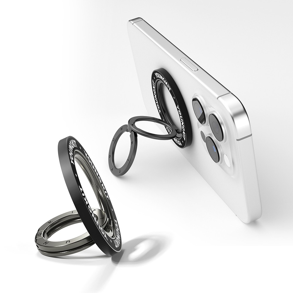 Youngkit Magnetik 360 Derece Dönebilen Double Ring Serisi Parmak Ring Stand