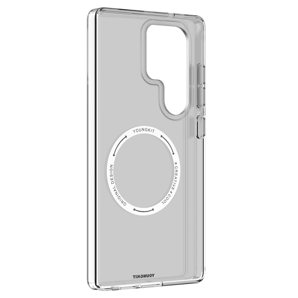 Galaxy S25 Ultra Kılıf Magsafe Şarj Özellikli Şeffaf Youngkit Crystal Shield Serisi Kılıf