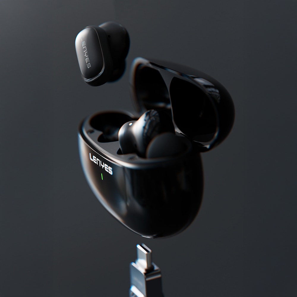 Lenyes Air 56 Ai Çeviri Özellikli ANC/ENC Teknolojili Kulak İçi Bluetooth Kulaklık v5.3