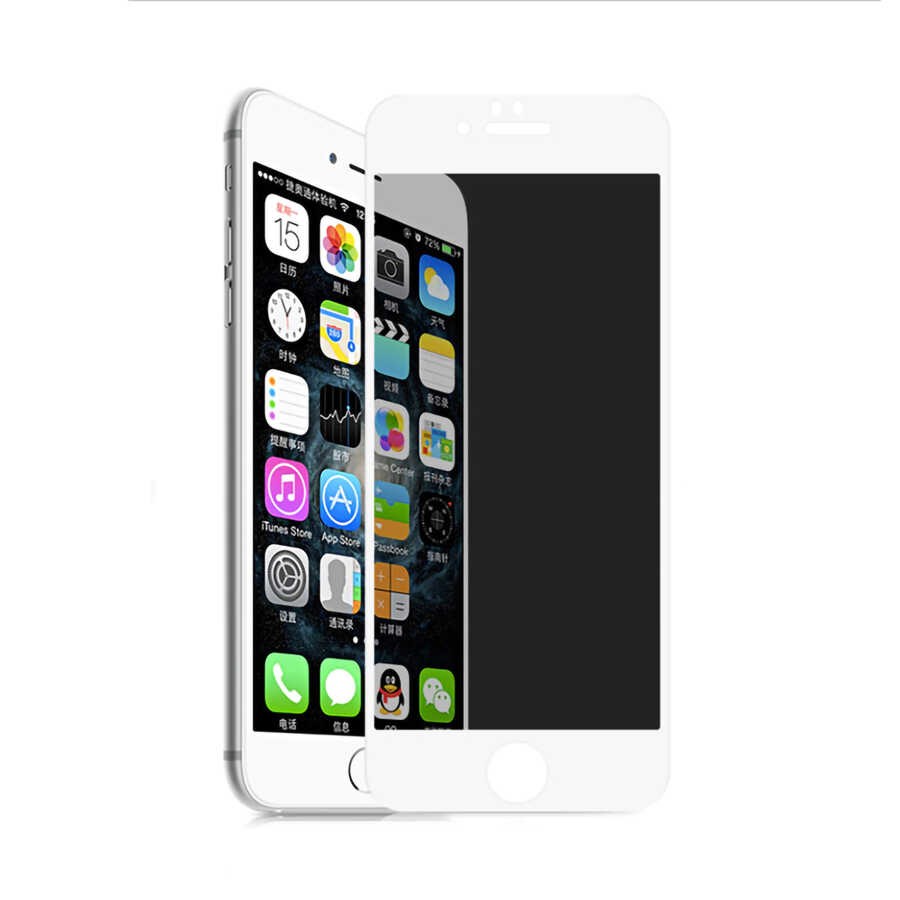 iPhone 8 Davin 5D Privacy Cam Ekran Koruyucu