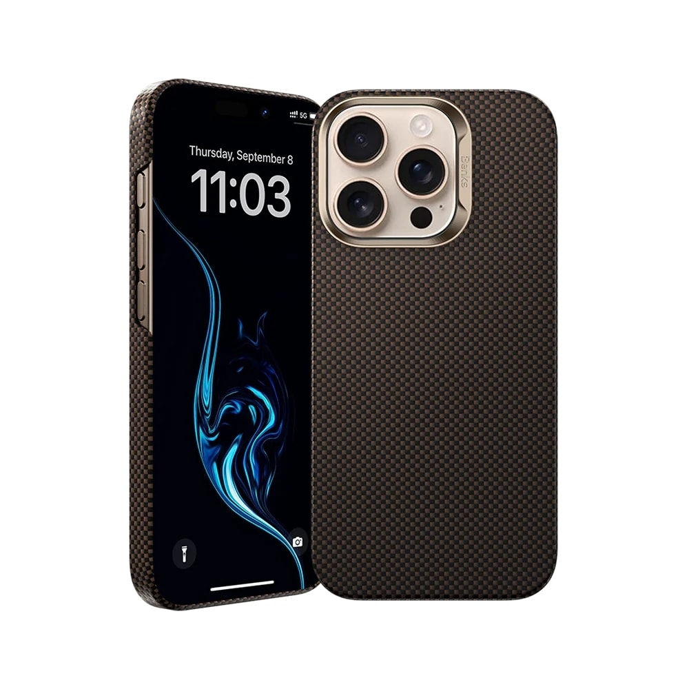 Apple iPhone 16 Pro Max Kılıf M-safe Şarj Özellikli Benks Ultra Lightweight ArmorTint ArmorAir Kevlar Kapak