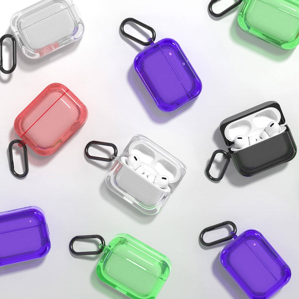 Airpods Pro 2 Kılıf Saydam Jelly Tasarımlı Youngkit Candy Serisi Kılıf