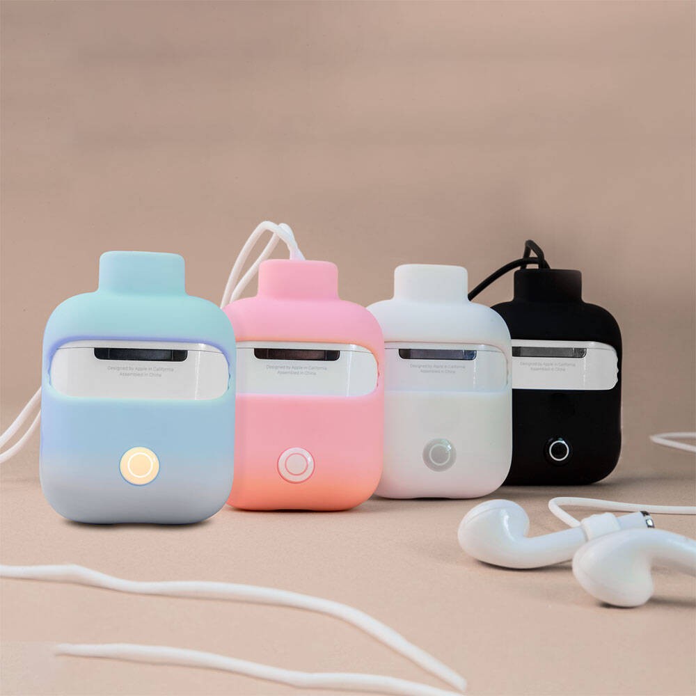 Airpods Kılıf Boyun Askılı Jelly Bean Tasarımlı Lisanslı Switcheasy ColorBuddy Kapak