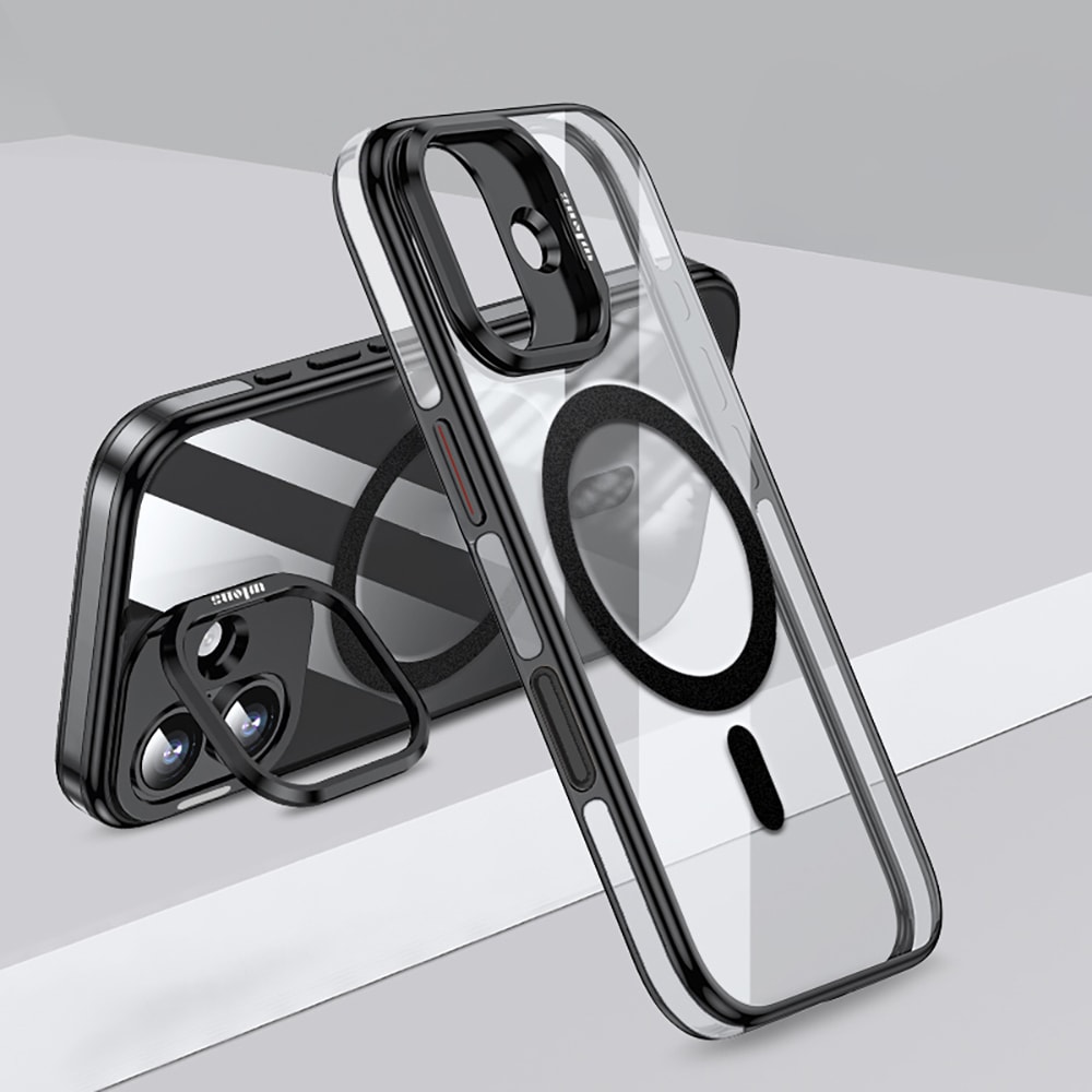 Apple iPhone 17 Kılıf M-safe Şarj Özellikli Wlons Standlı Efsane Kapak