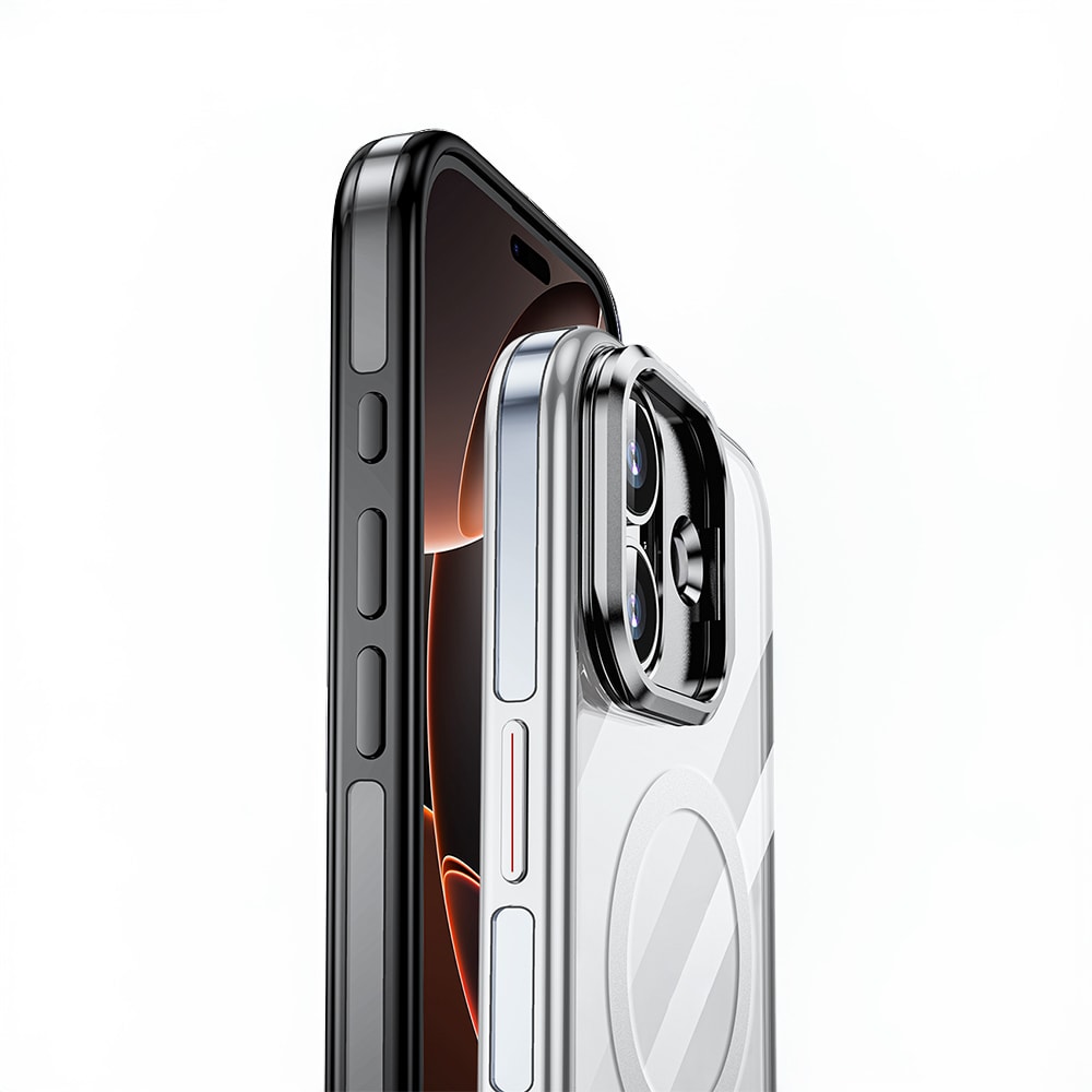 Apple iPhone 17 Kılıf M-safe Şarj Özellikli Wlons Standlı Efsane Kapak