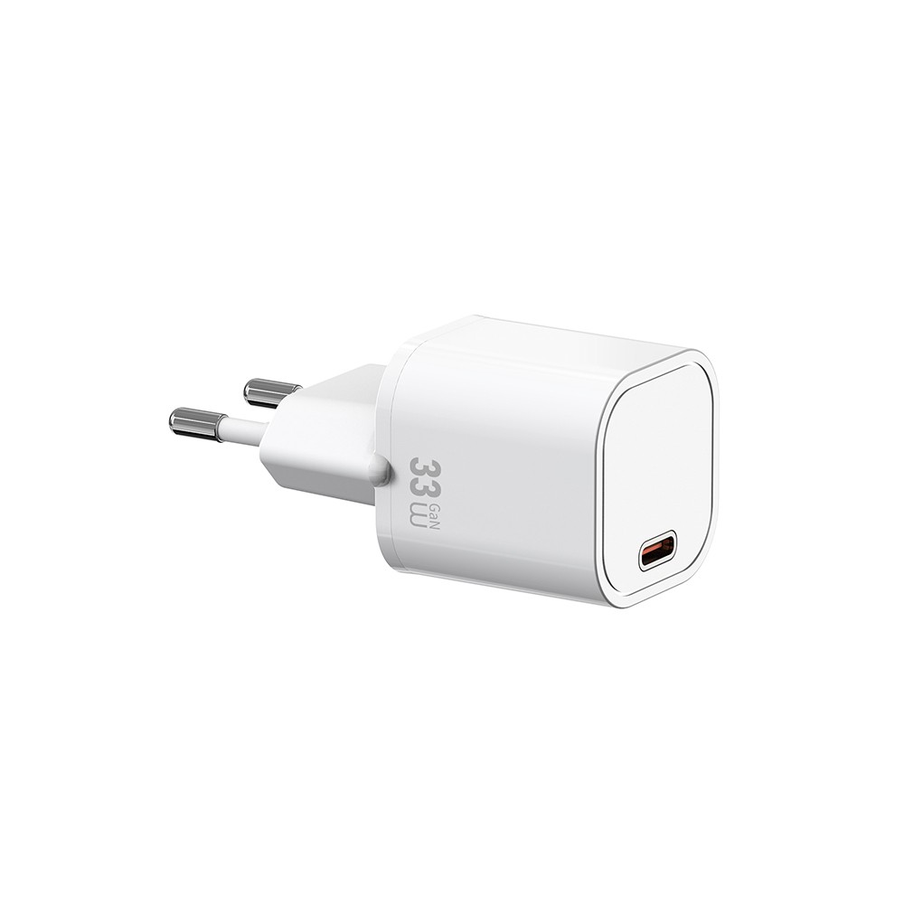 Wiwu Wi-G015 Cube Serisi GaN Tech PD Hızlı Şarj Özellikli Mini Şarj Başlığı 33W