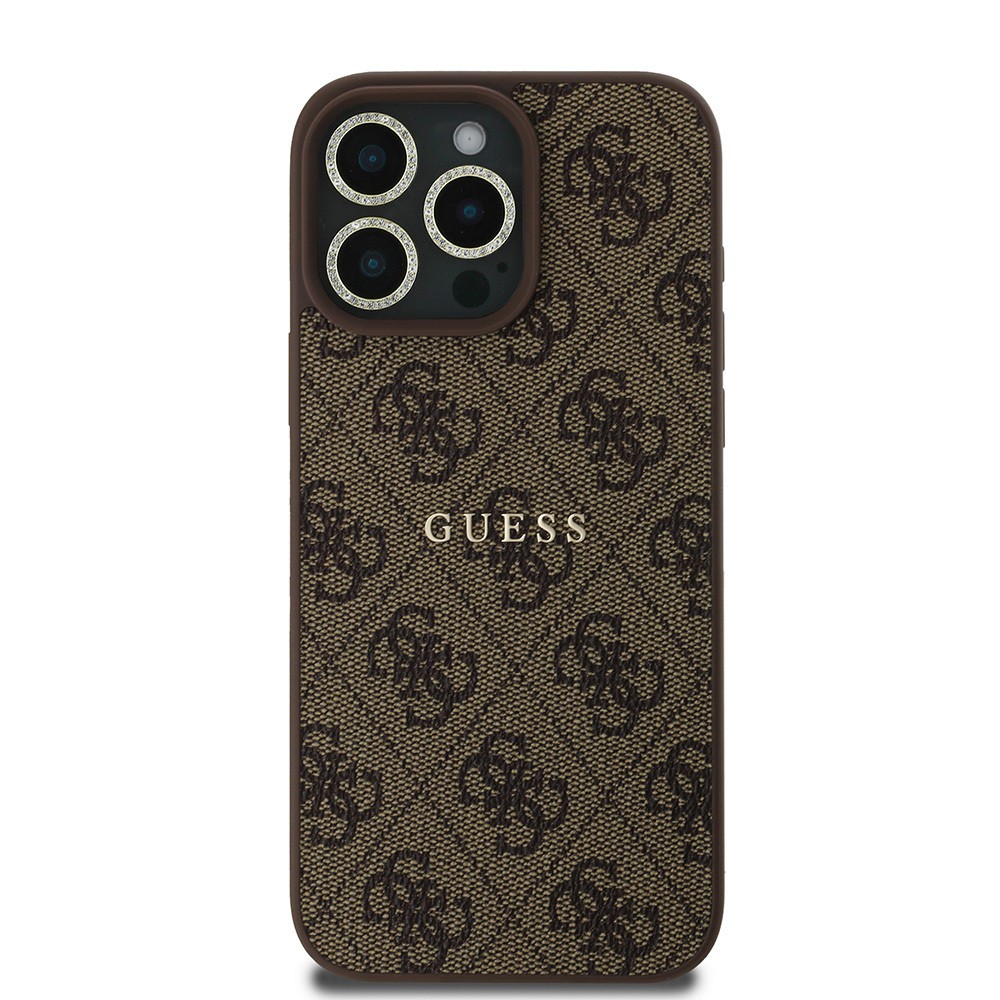 iPhone 16 Pro Max Guess Orjinal Lisanslı Kılıf + Ekran Koruyucu + Lens Koruyucu 3in1 Aksesuar Seti