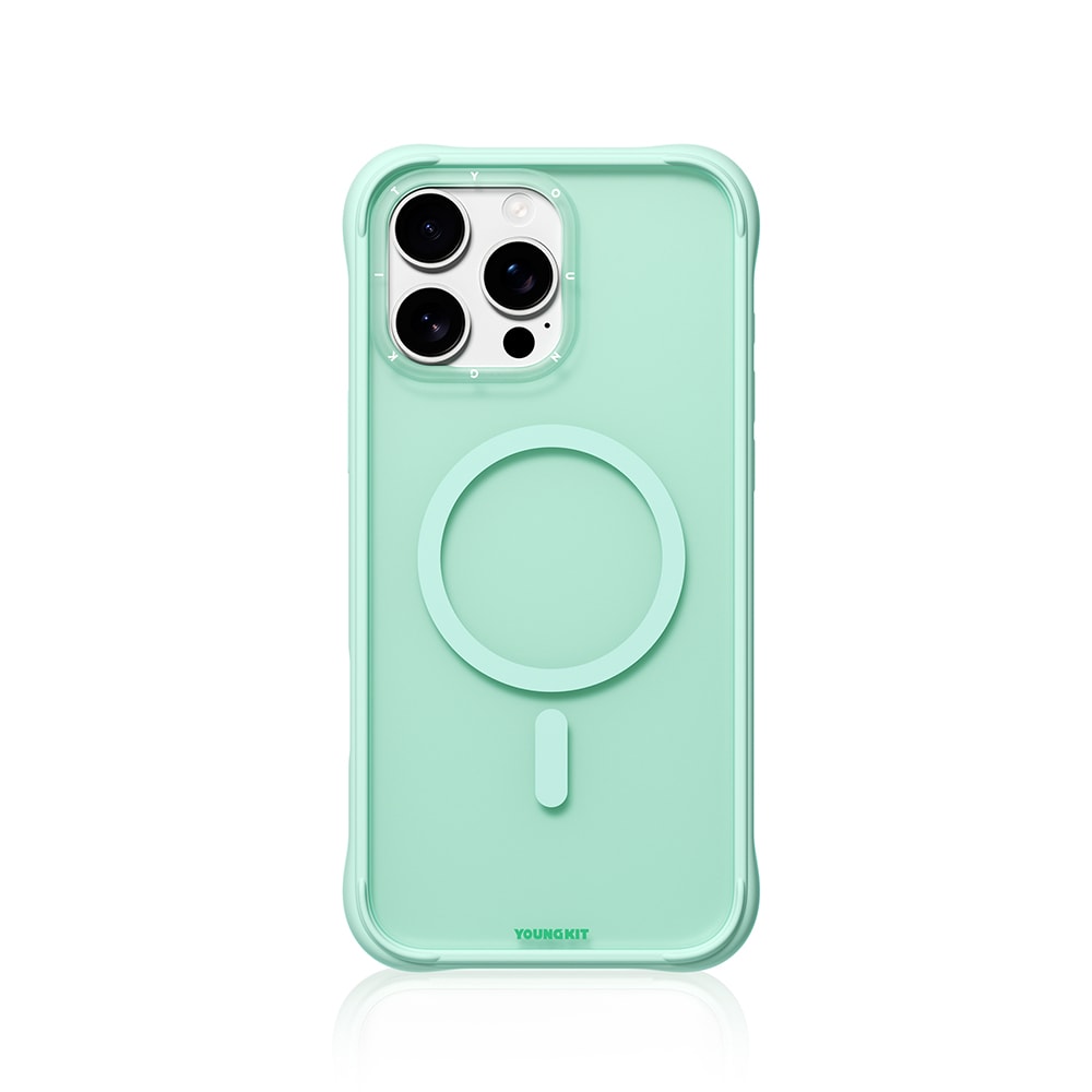 Apple iPhone 16 Pro Kılıf M-safe Şarj Özellikli Youngkit Macaroon Serisi Kapak