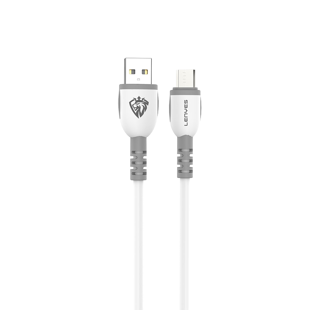 Lenyes LC979 USB-A to Micro Hızlı Şarj Özellikli Data ve Şarj Kablosu 2.4A 1M