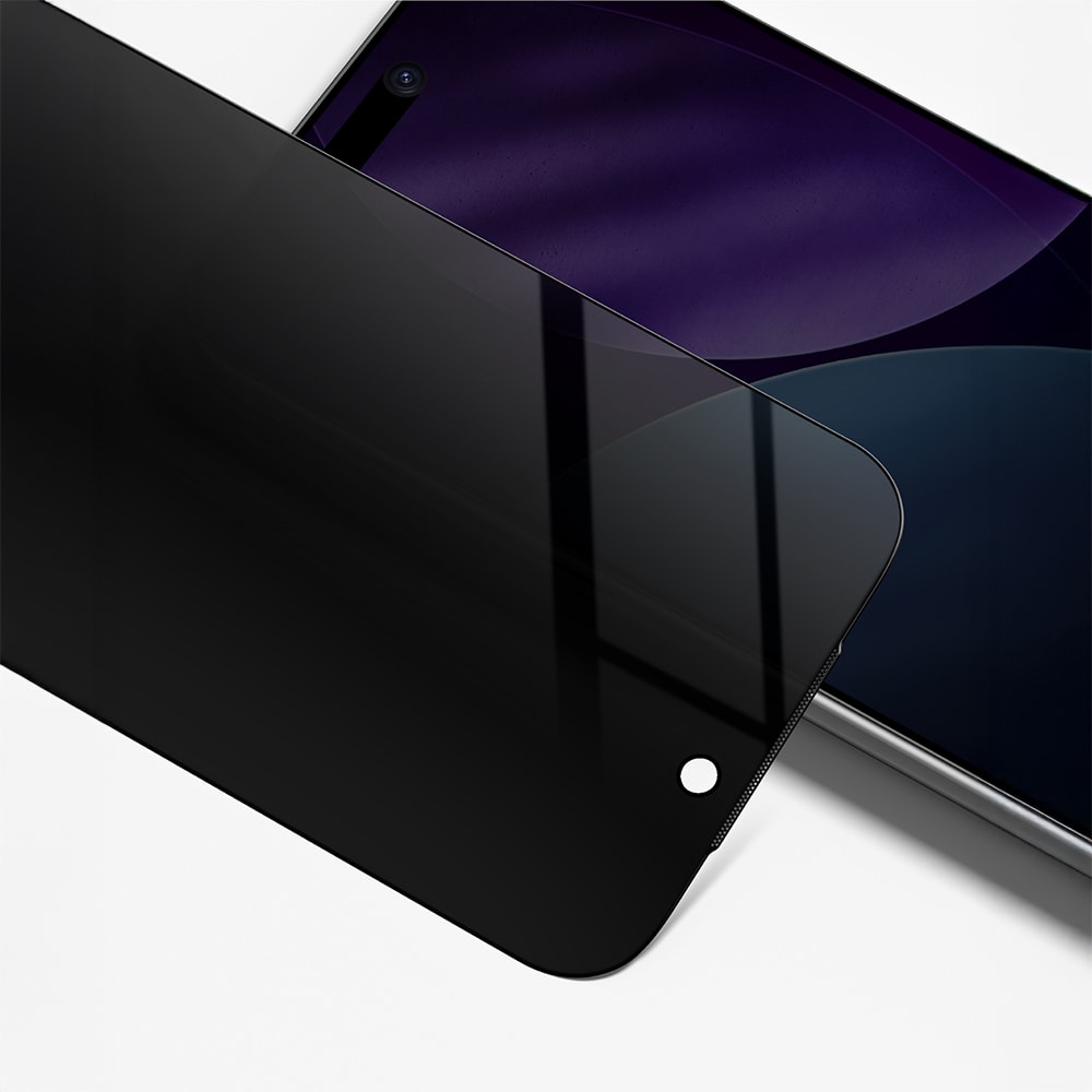 Apple iPhone 17 Amazingthing Titan Privacy Parmak İzi Bırakmayan Temperli Cam Ekran Koruyucu