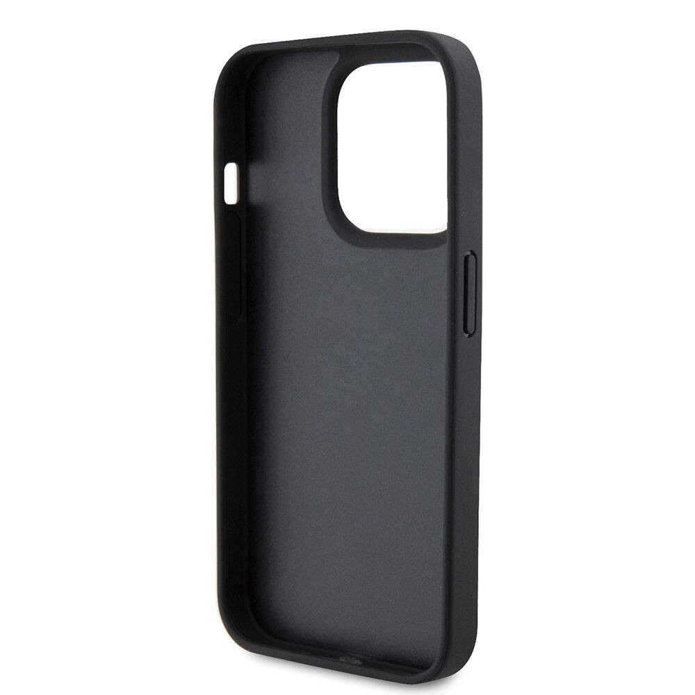 iPhone 15 Pro Kılıf Karl Lagerfeld Hot Stamp K&L Metal Logo Orjinal Lisanslı Kılıf