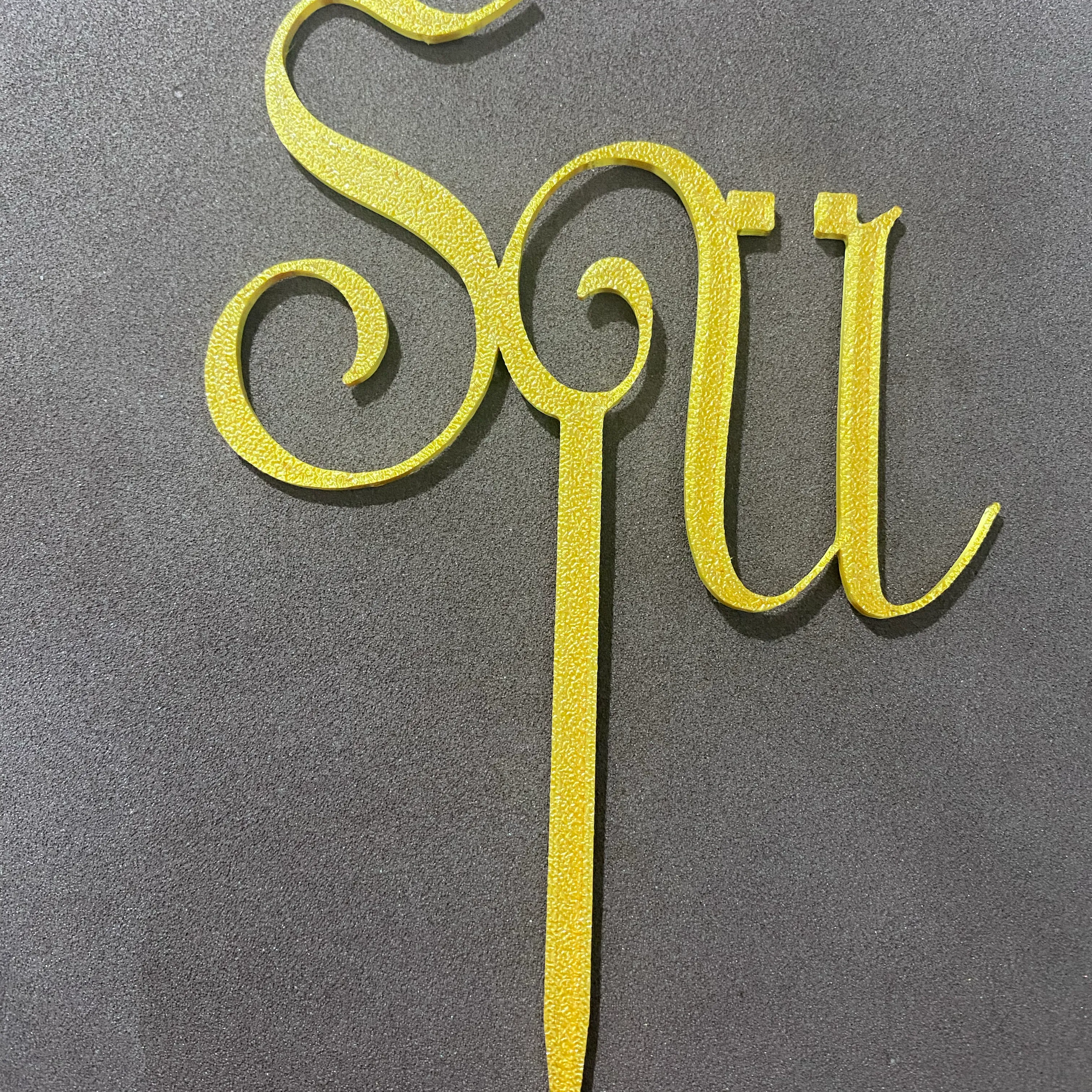 Özel nişan, doğum günü pasta süsleri