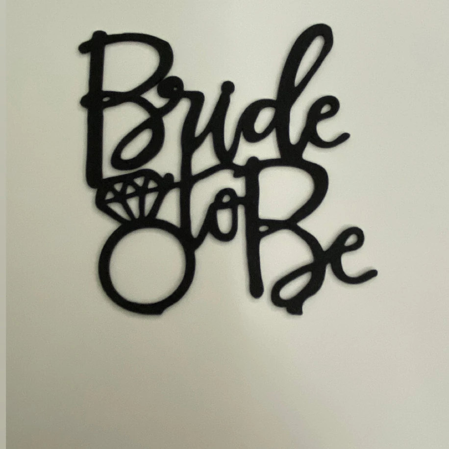 Bride To Be pasta süsü