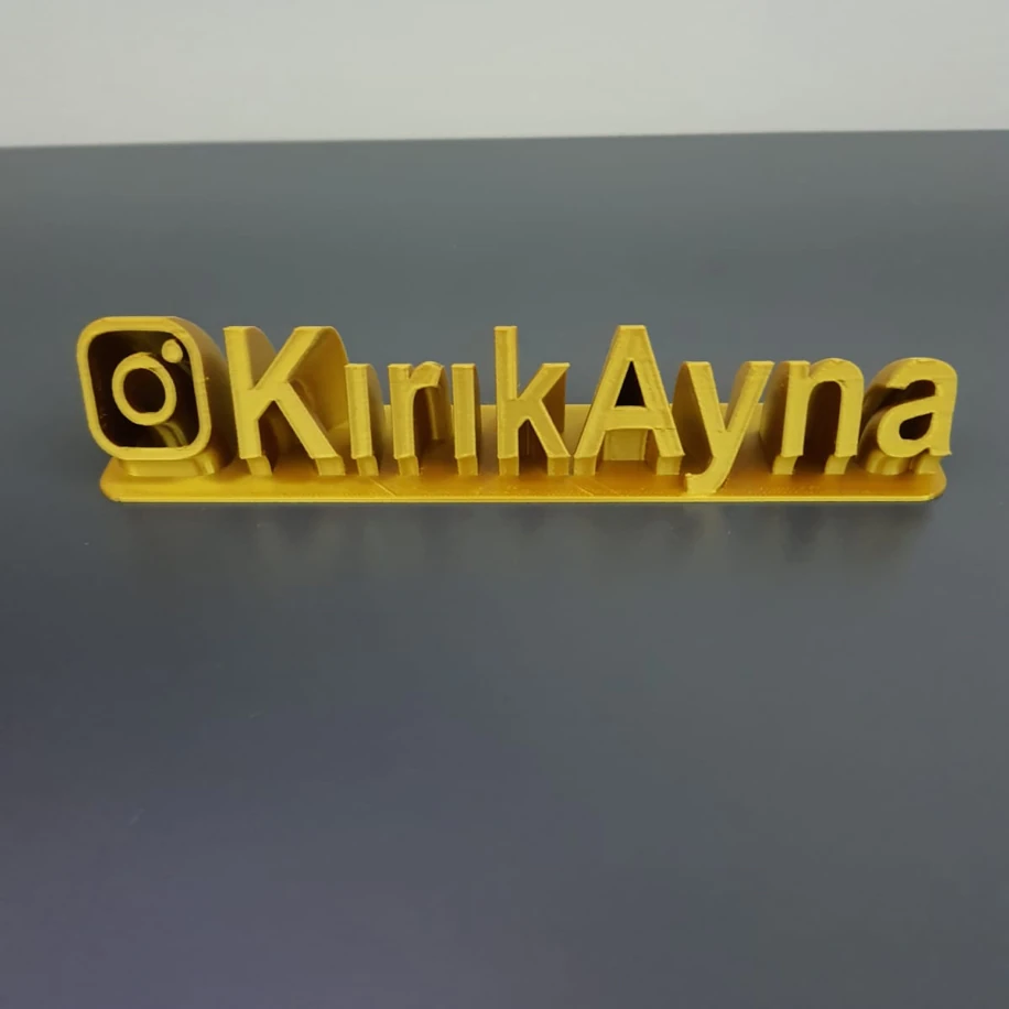 İsme özel masa yazıları