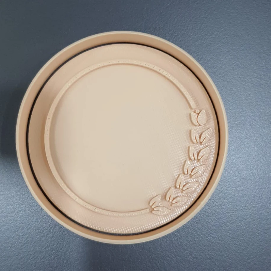 Lale desenli cupcake kalıp