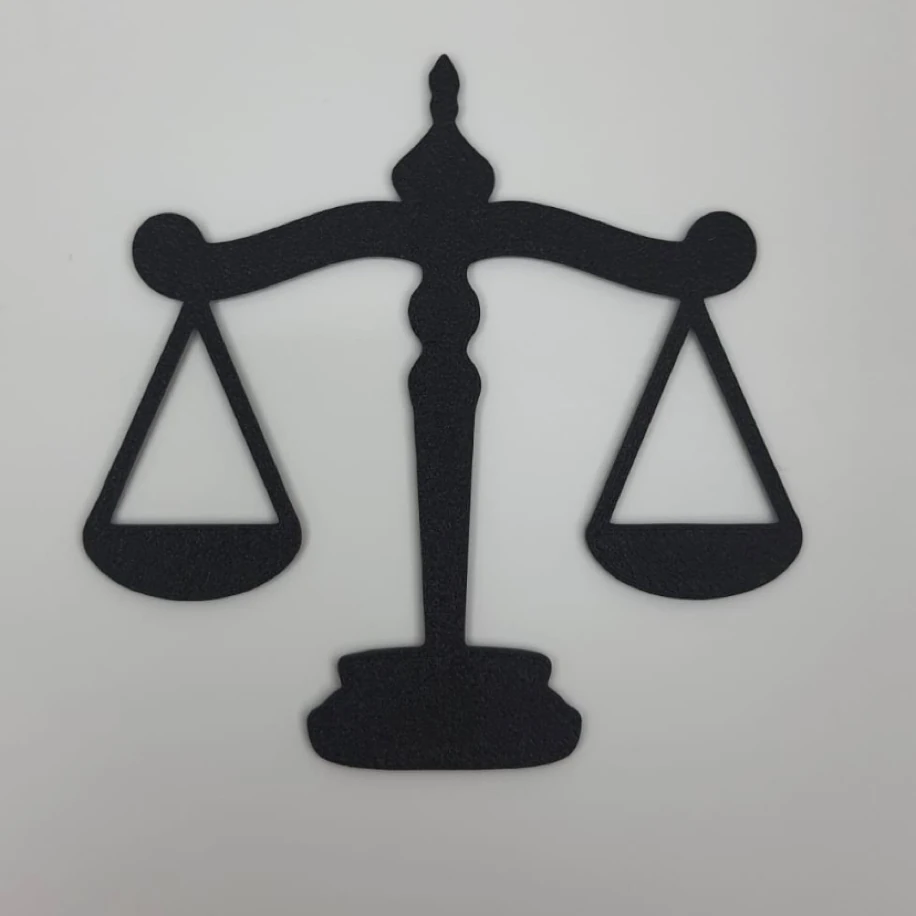 Hukuk terazi pasta süsü