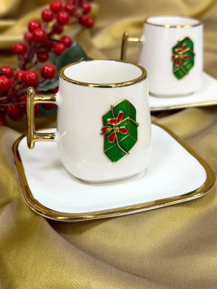 ACAR Leone 2 Kişilik Kahve Fincanı Takımı - 110 ml