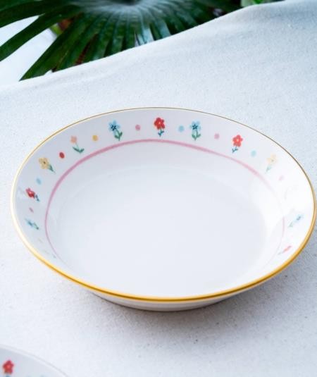 ACAR Livaldi 6 Lı  Yemek Tabağı 19 cm
