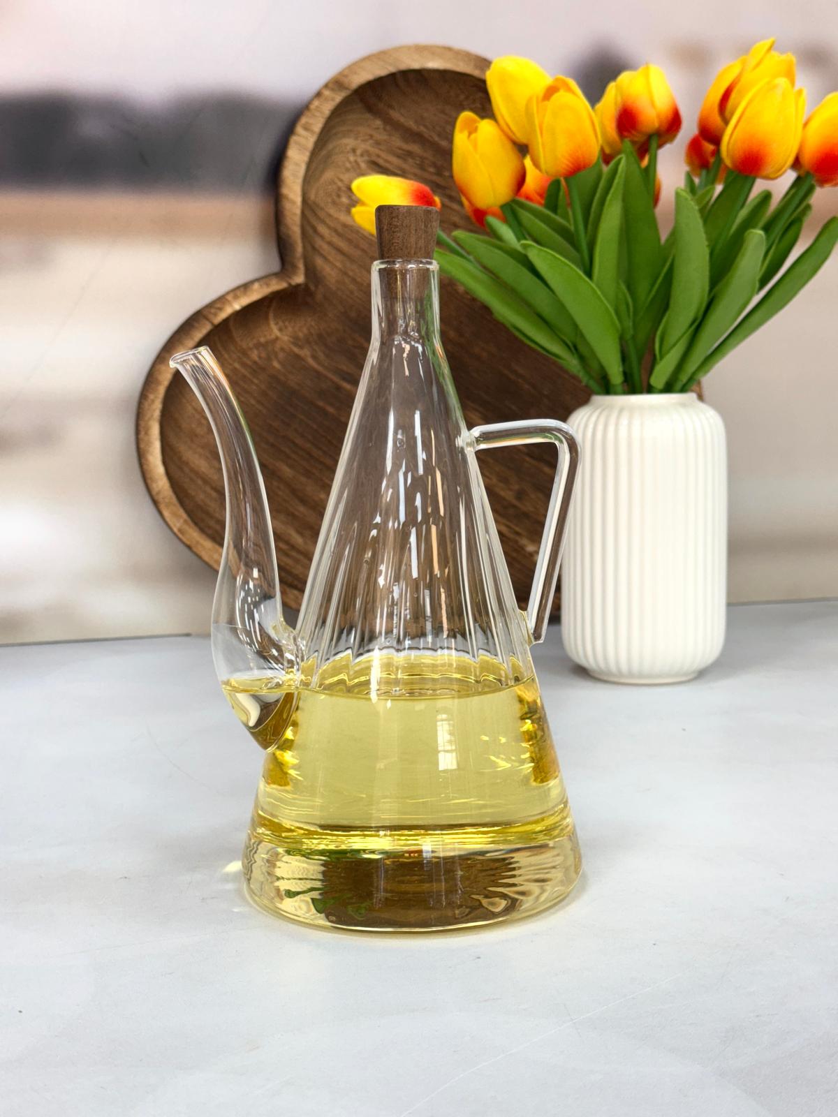 MIEN İBRİKLİ CAM YAĞDANLIK 750 ML
