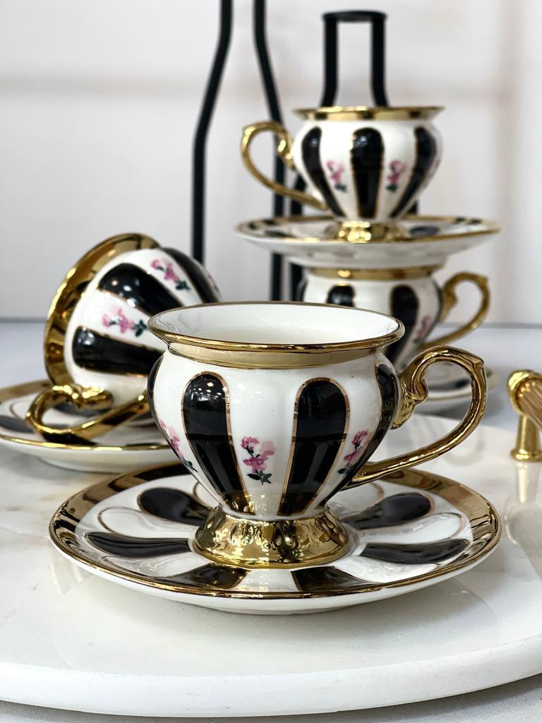 ACAR Scarlet 6 Lı Kahve Fincan Takımı