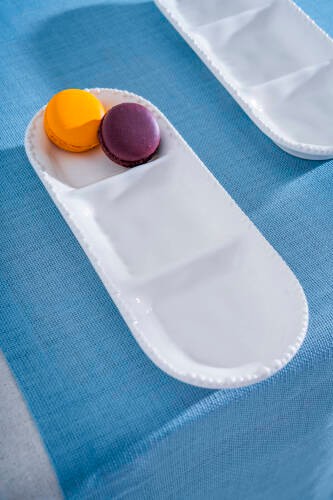 Mılano Porselen3 Bölmeli Tabak 26 cm
