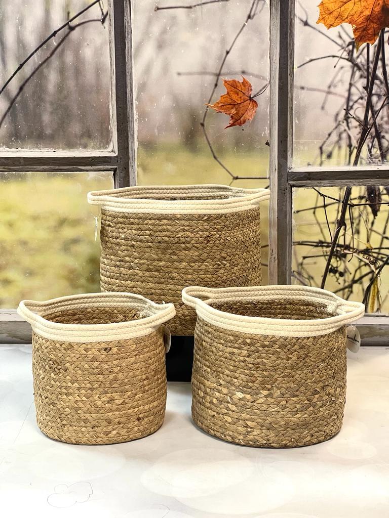 My43572 Hasır Sepet S/3