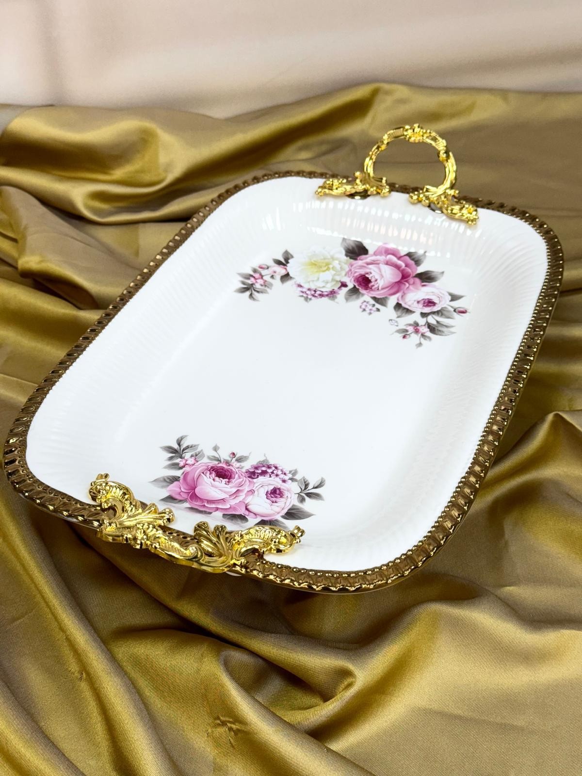 ŞAHANE HOME Ayaklı Dekoratif Sunumluk 25/36 CM